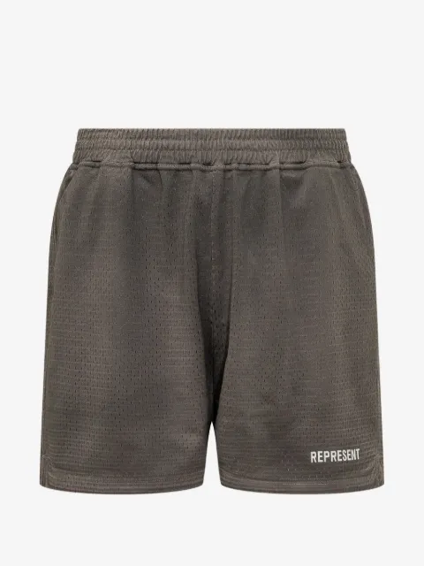 Represent shorts de malla con efecto lavado