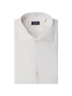 Finamore 1925 Napoli ノーカラーシャツ | ホワイト | FARFETCH JP