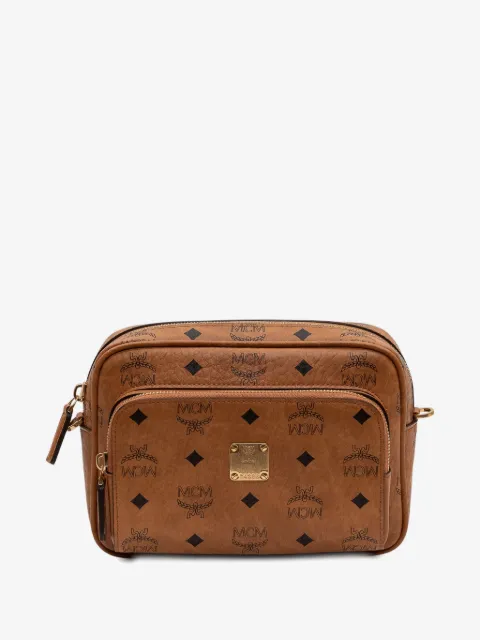 MCM logo-print shoulder bag