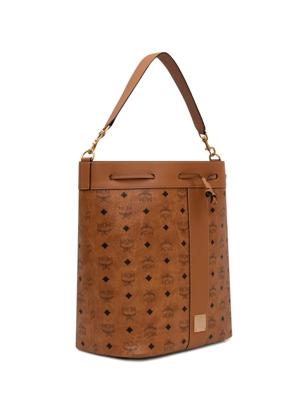  Mcm Dessau Bucket Bag - Brown 