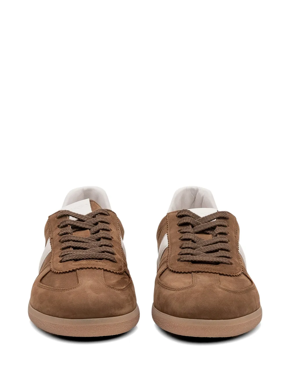 TOM FORD Nubuck Terence sneakers met strepen Bruin