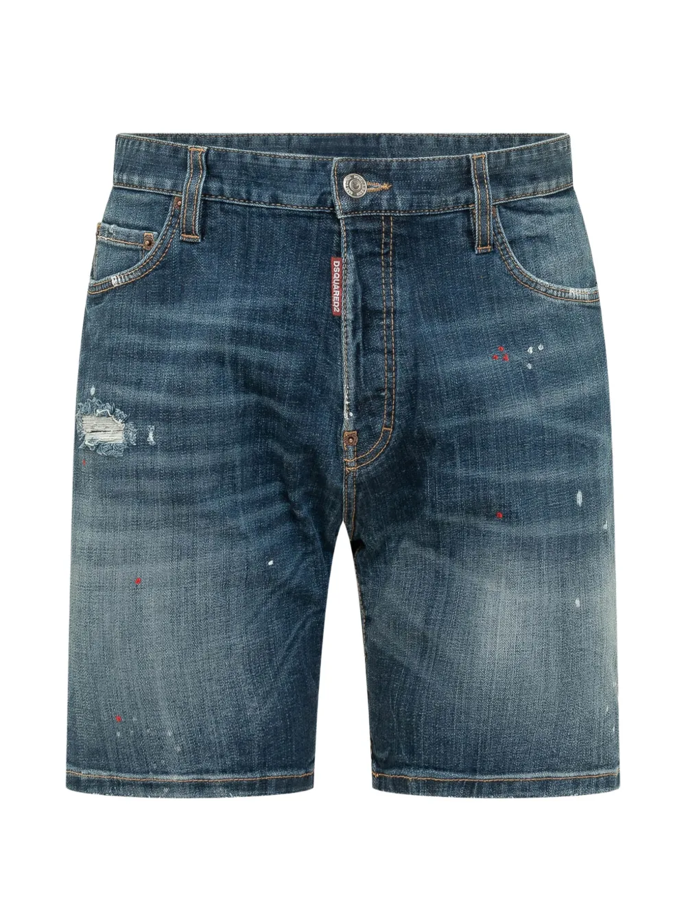 DSQUARED2 five-pocket denim shorts - Blau