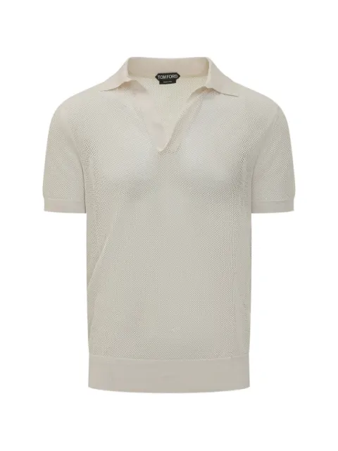 TOM FORD Poloshirt met V-hals