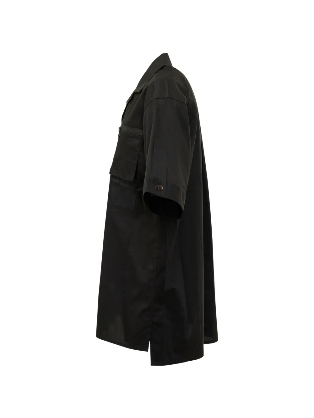 Y-3 Overhemd met zak Zwart