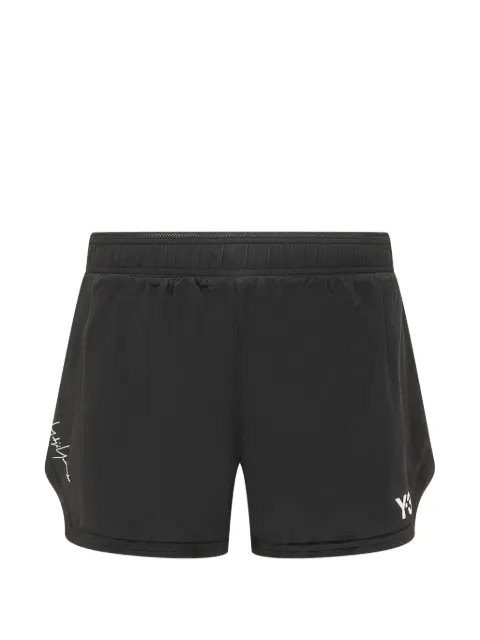 Y-3 black logo shorts