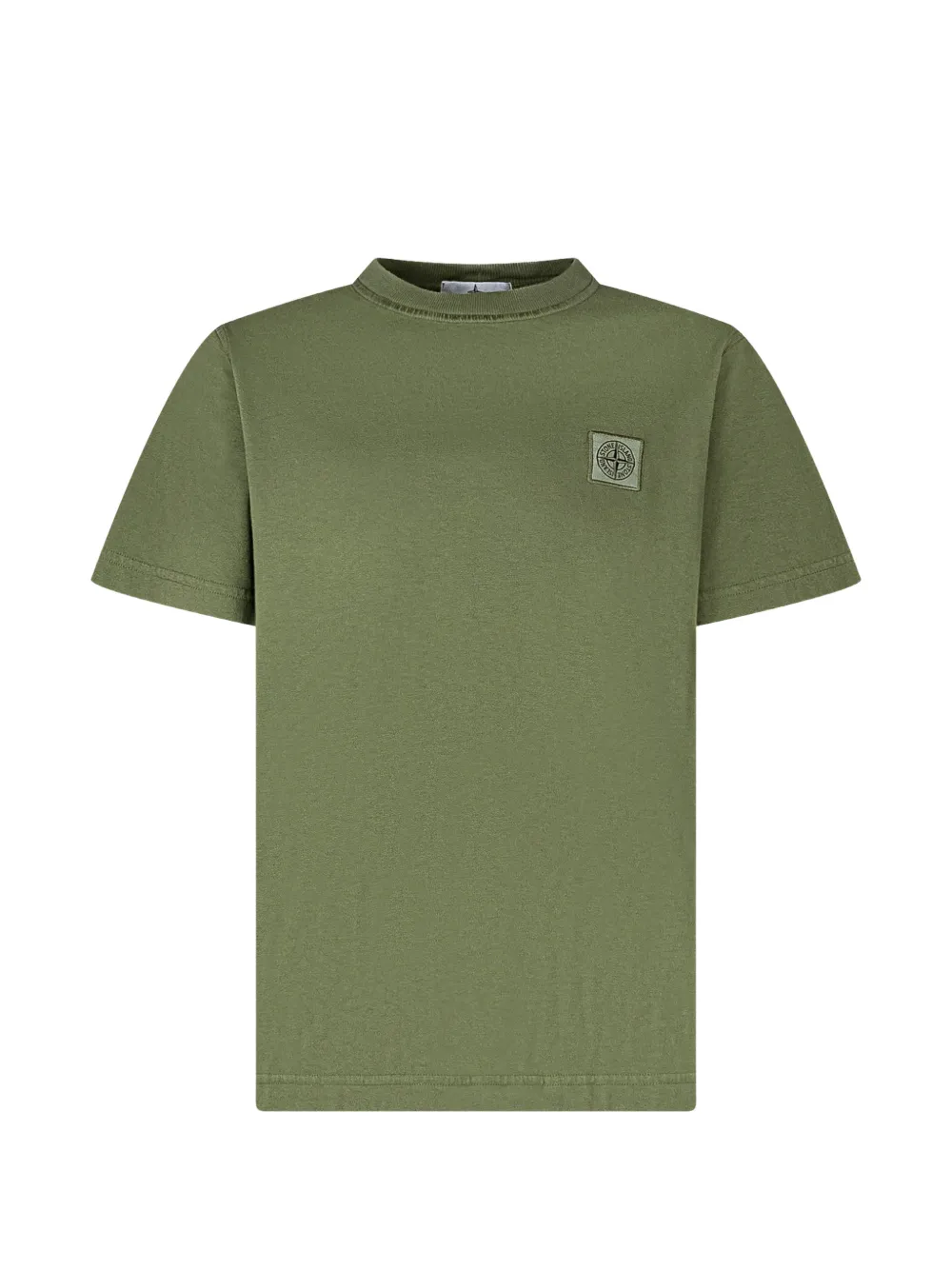 Stone Island Junior logo-patch T-shirt - Verde
