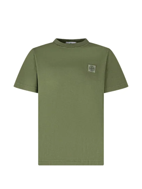 Stone Island Junior T-shirt med logomærke