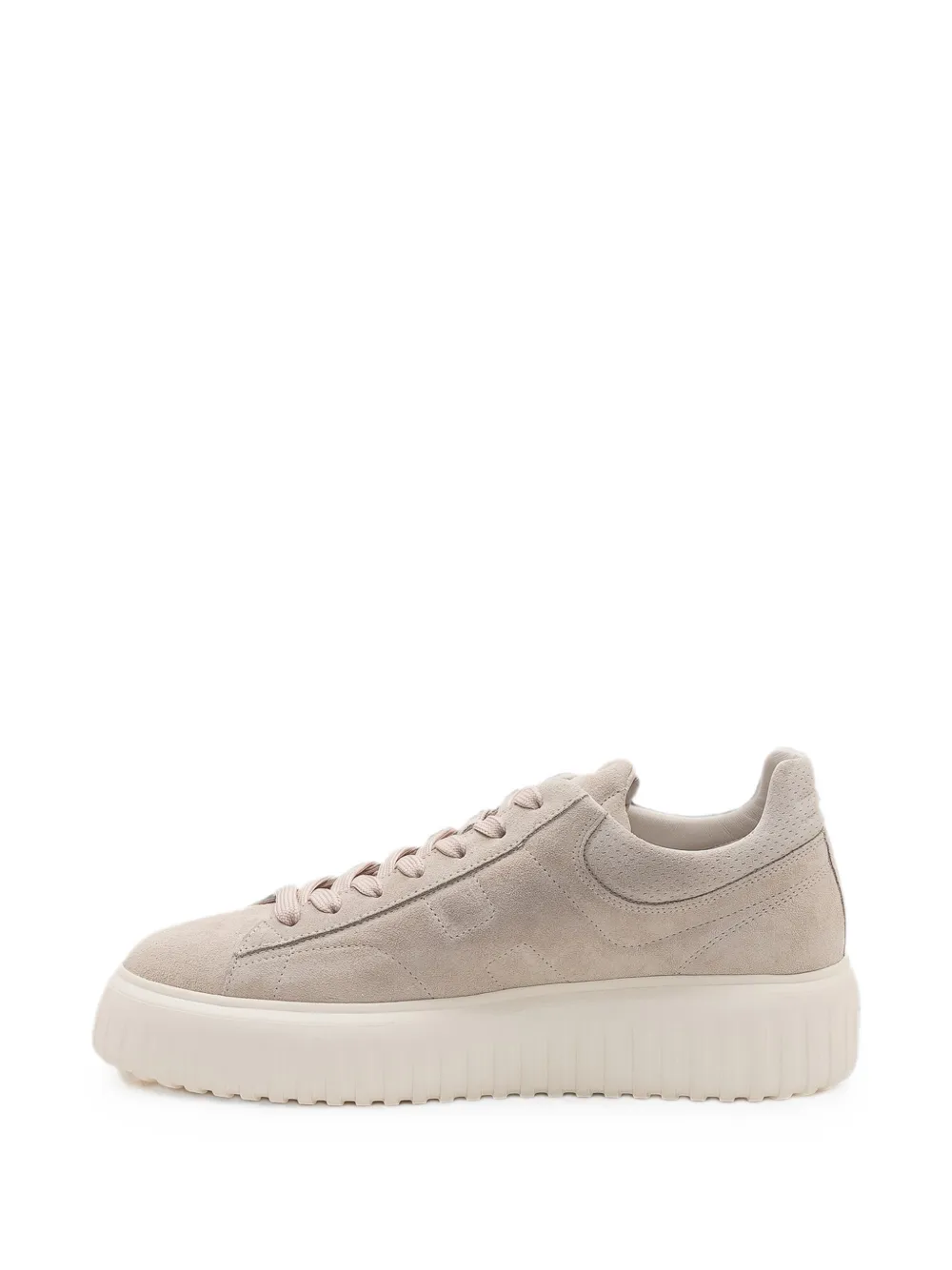 Hogan H-Stripes platform low-top sneakers Beige