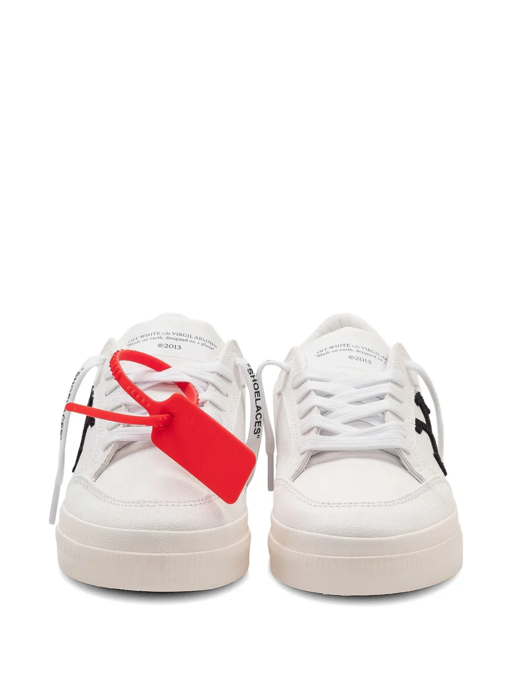 Off-White Low Vulcanized canvas sneakers Wit