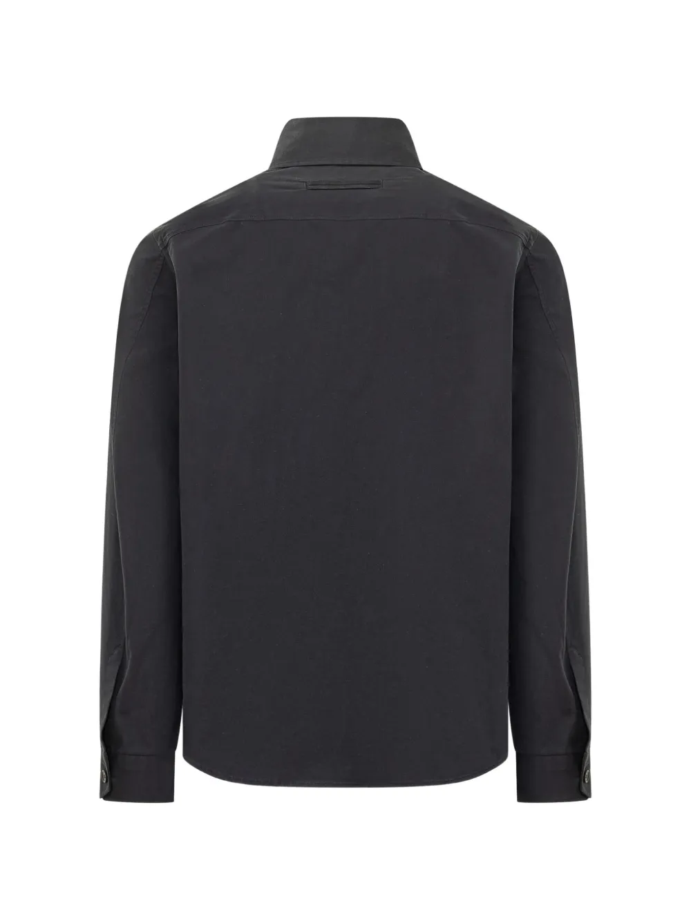 Zegna Shirtjack met klepzak en knopen Grijs