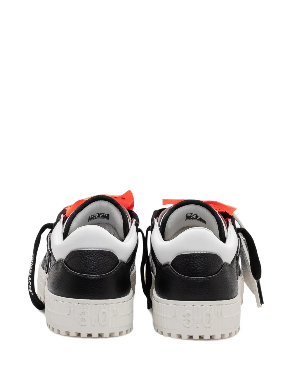 Off-White 3.0 Court low top leather sneakers Zwart