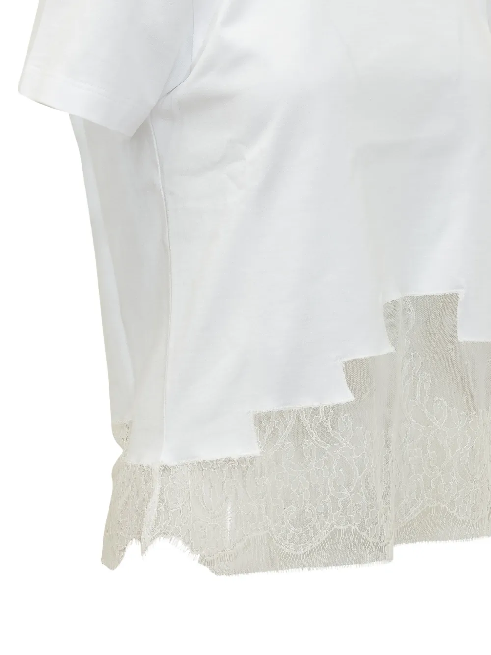lace-detail T-Shirt