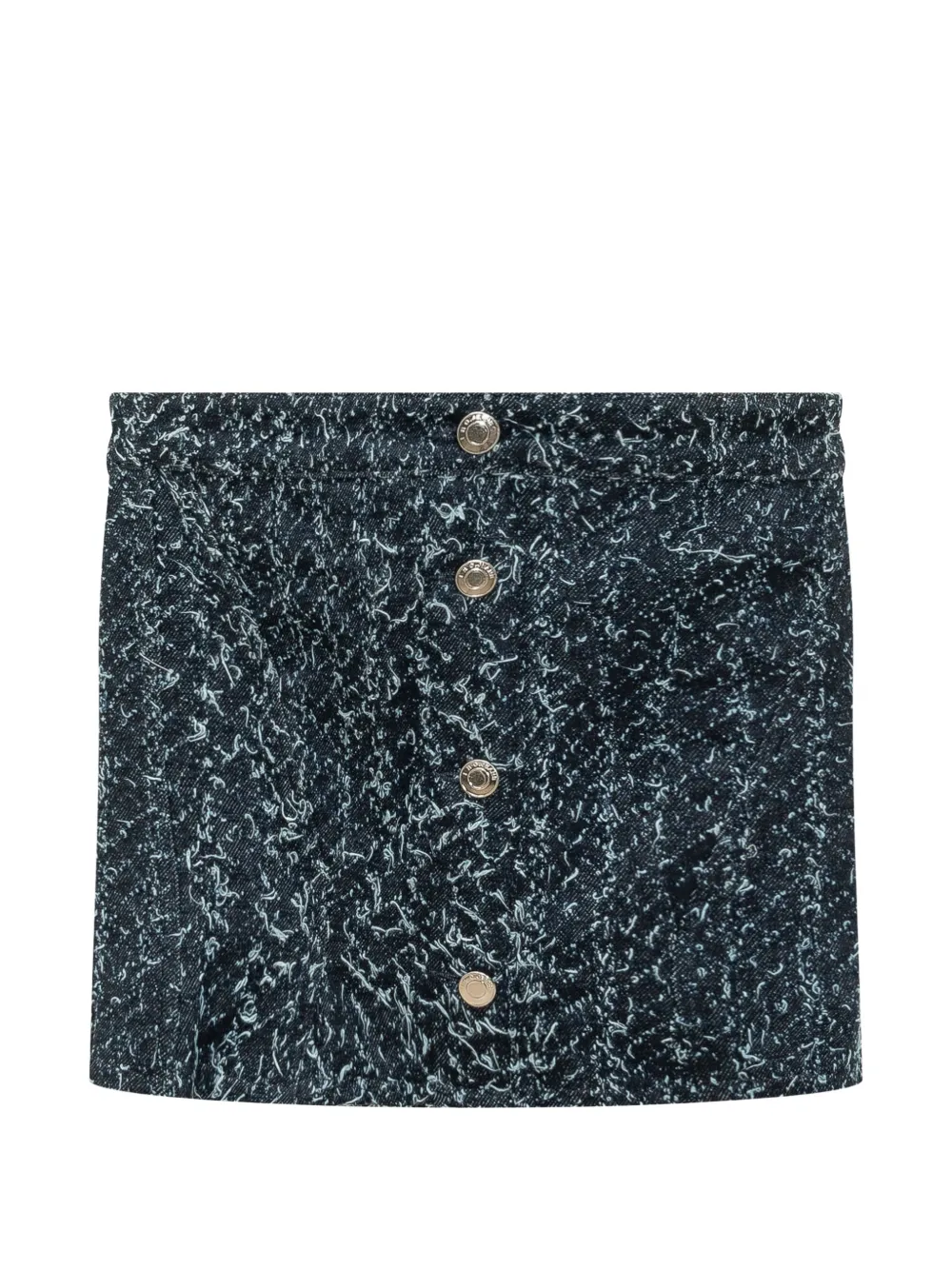 IRO VANNY textured denim buster top - Blu
