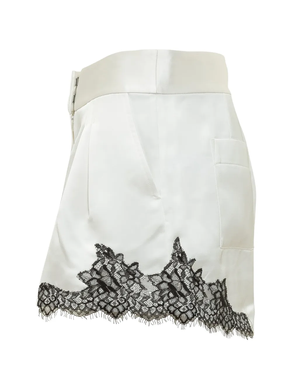 IRO Shorts met afwerking van kant Wit