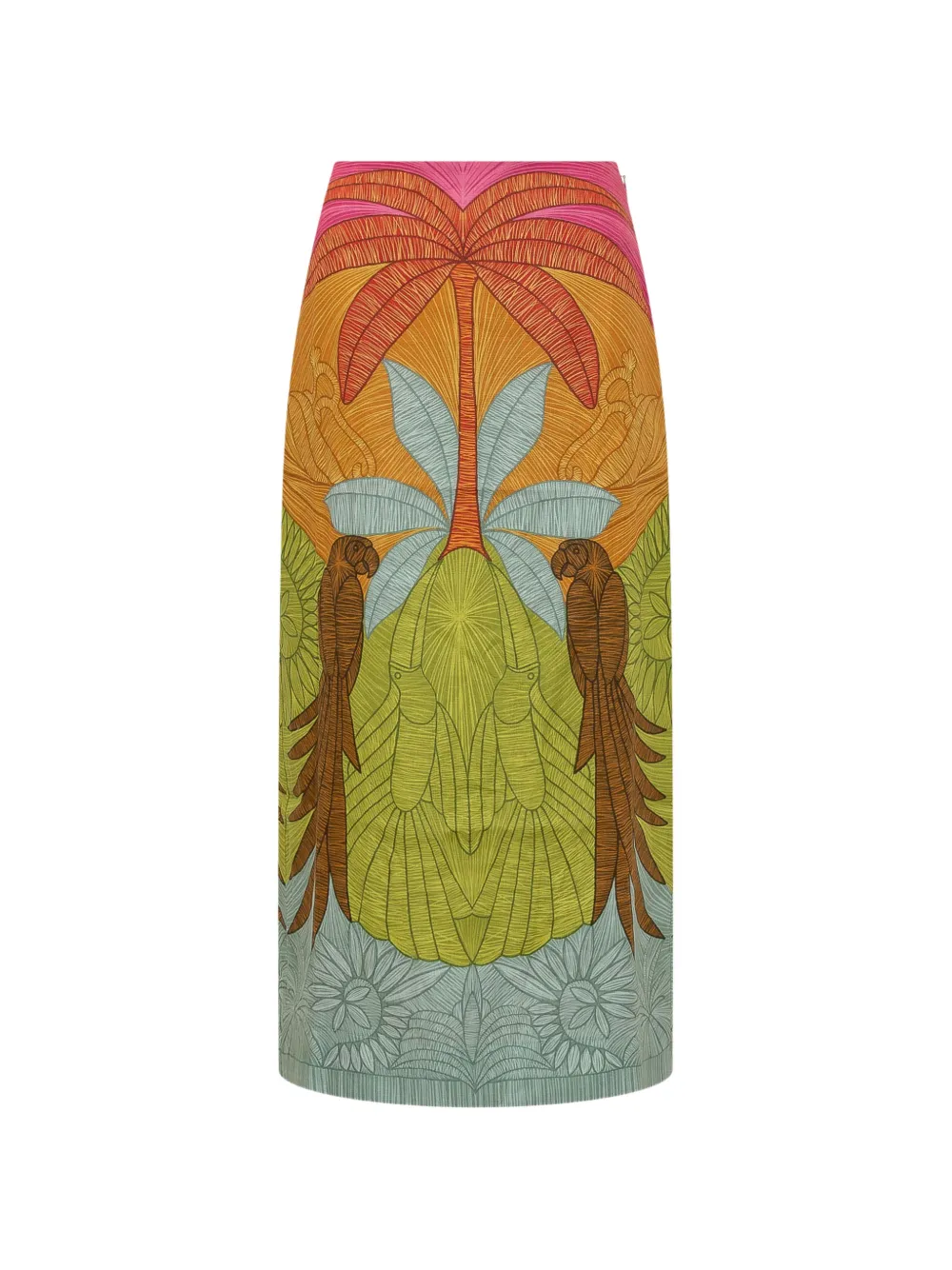 FARM Rio printed maxi skirt - Verde