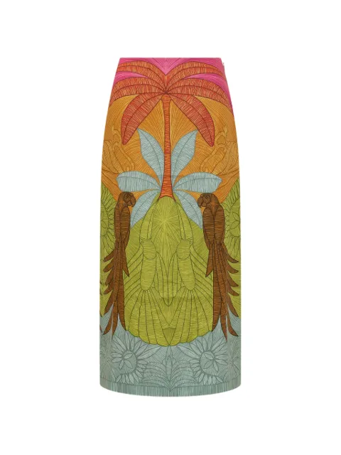 FARM Rio printed maxi skirt