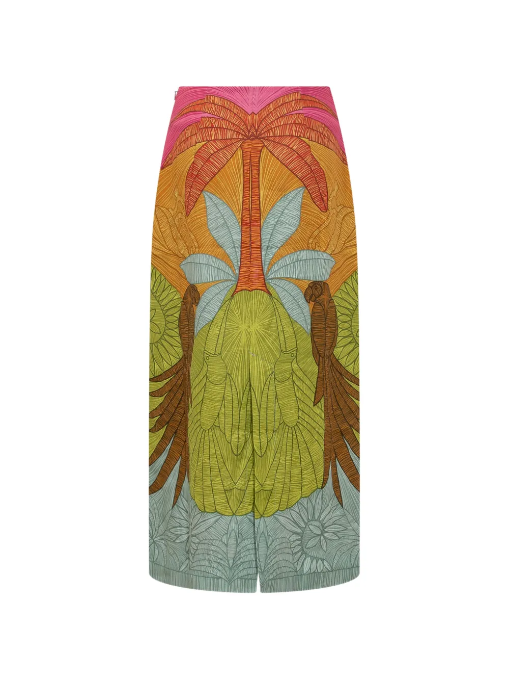  Farm Rio Printed Maxi Skirt - Green 