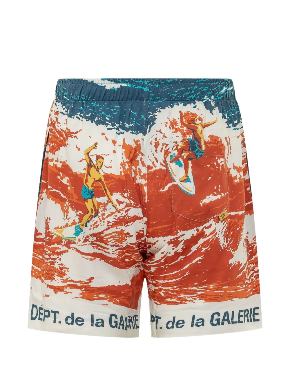GALLERY DEPT. Shorts met print Rood