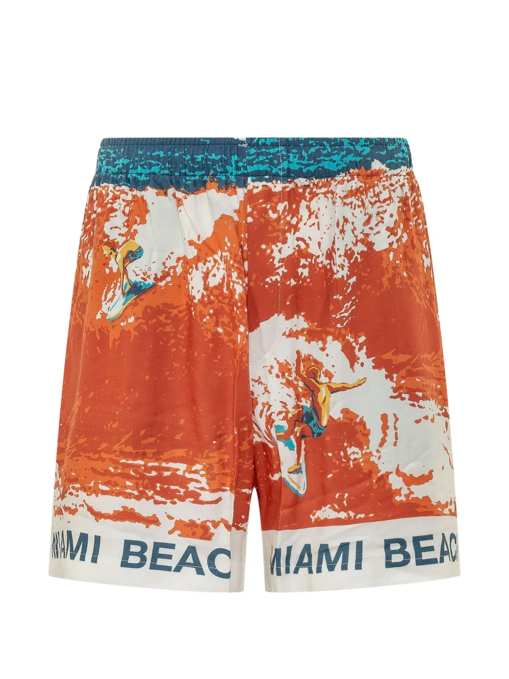 GALLERY DEPT. graphic-print shorts - Red