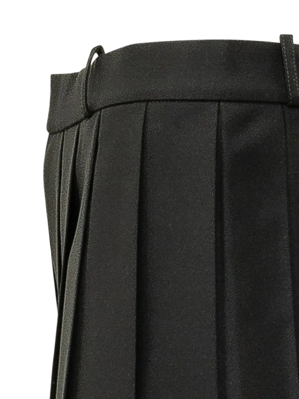 Coperni Geplooide shorts Zwart