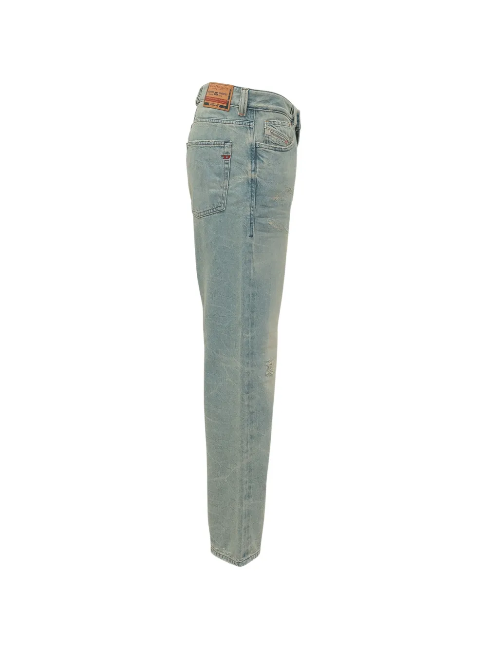 Diesel D-ARK gerafelde jeans Blauw