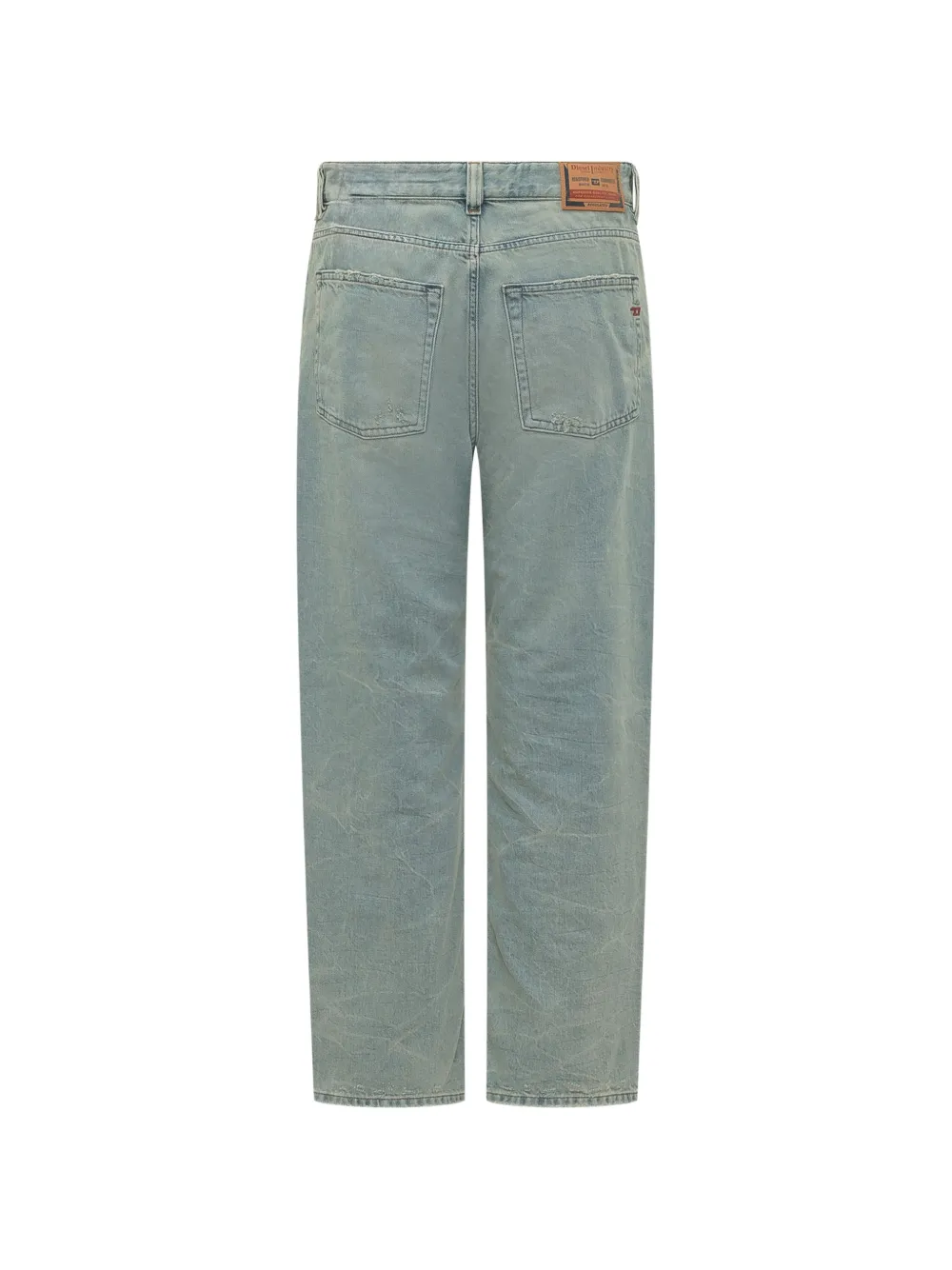 Diesel D-ARK gerafelde jeans Blauw