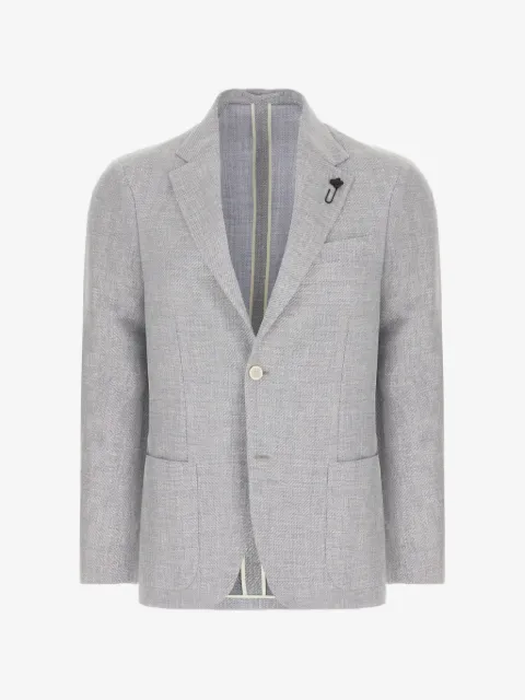 Lardini skräddad enkelknäppt blazer