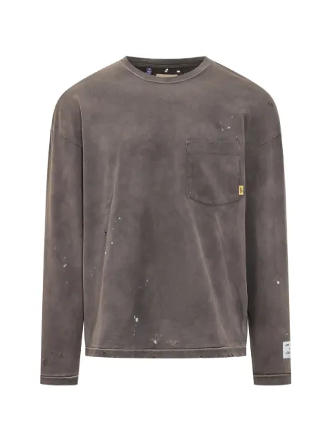 GALLERY DEPT. camiseta con efecto envejecido