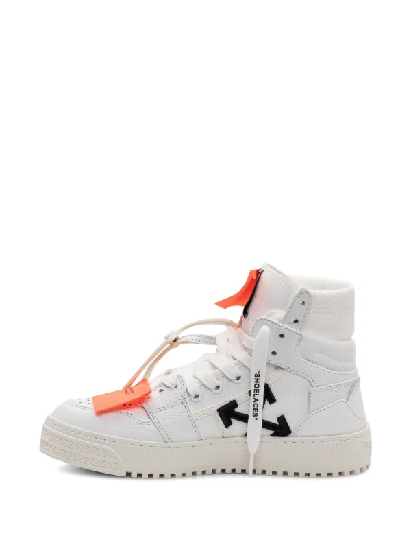 Off-White 3.0 Off Court ハイカット レザースニーカー | ホワイト 