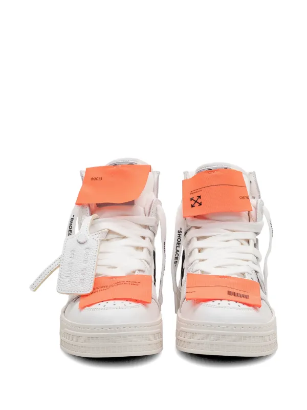 Off-White 3.0 Off Court ハイカット レザースニーカー | ホワイト 