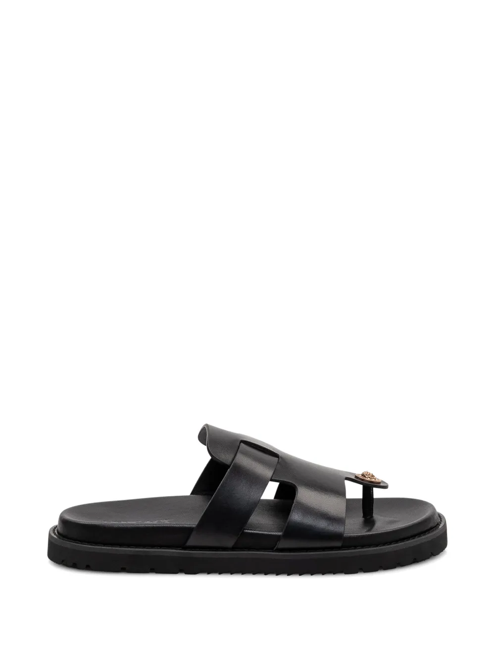 Versace leather sandals - Nero