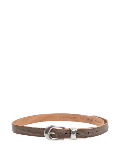 OUR LEGACY buckle belt