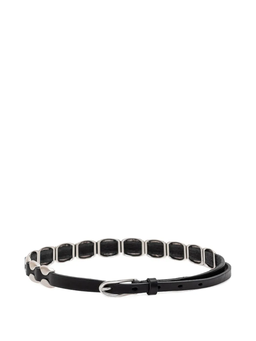 OUR LEGACY Billow studded belt - Nero