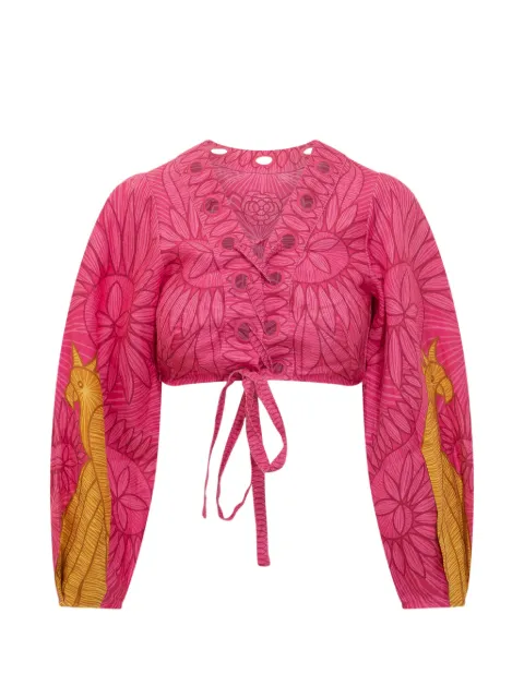 FARM Rio eyelet blouse