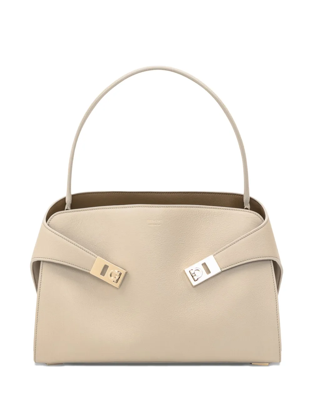 Ferragamo medium Hug Soft shoulder bag - Toni neutri