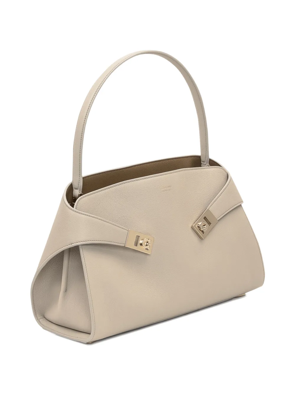  Ferragamo Medium Hug Soft Shoulder Bag - Neutrals 