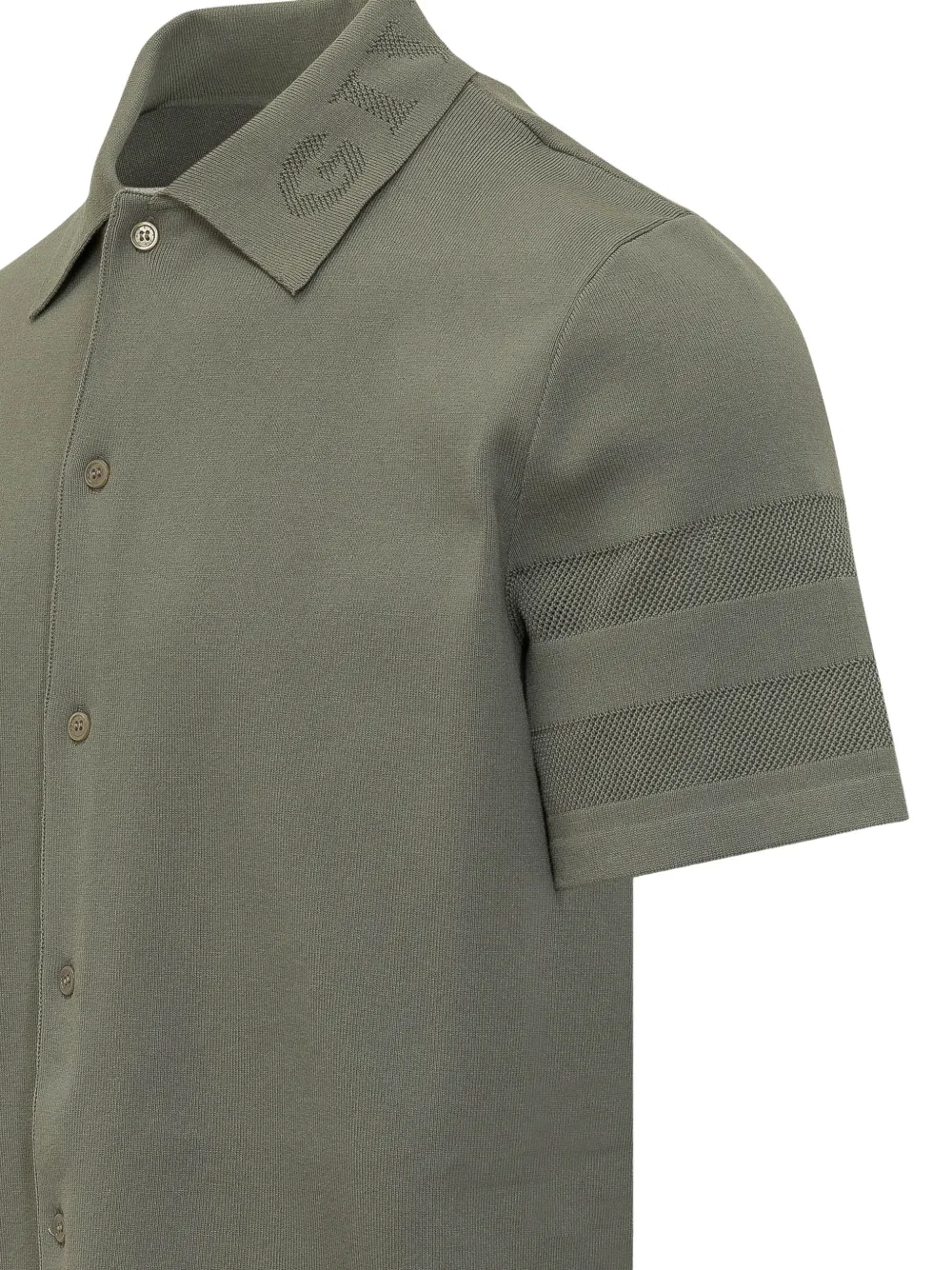 Givenchy Overhemd met korte mouwen Groen