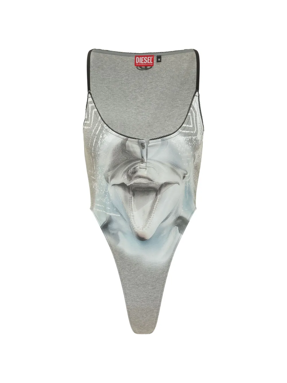 Diesel T-Ameris-S1 sleeveless top - Argento