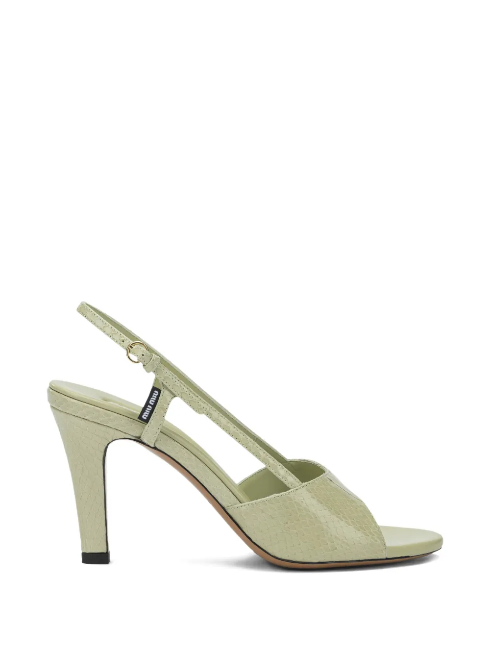 Miu Miu Ayers slingback pumps - Verde