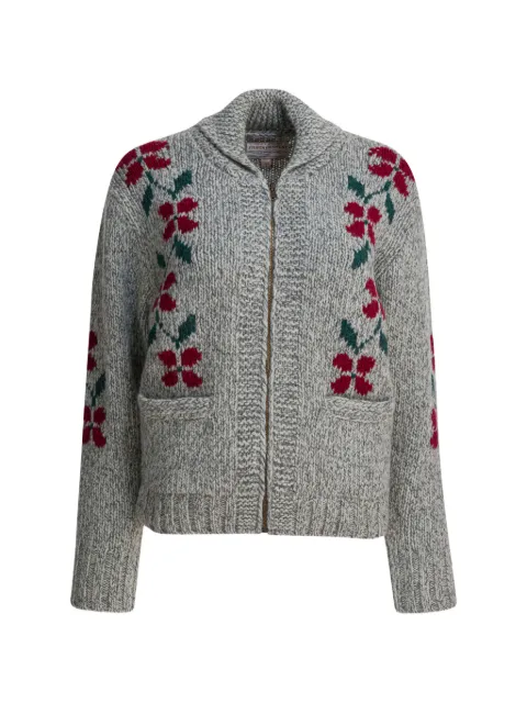Filson floral zip knitwear