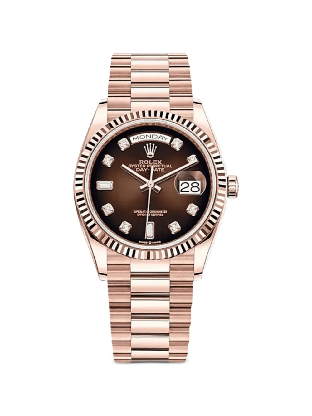 Rolex Orologio DayDate 36mm con quadrante sfumato 2022 - Rosa