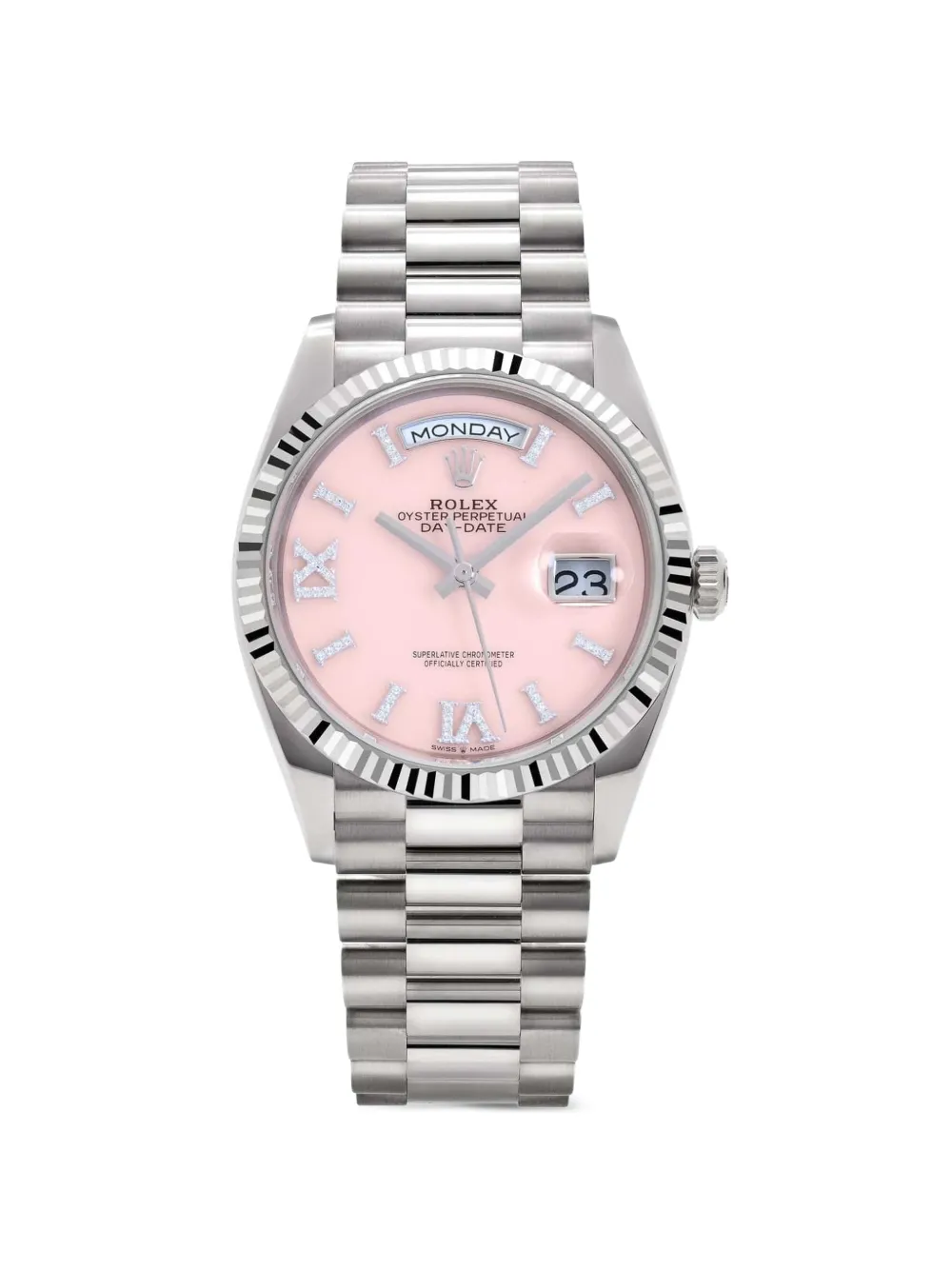 Rolex Orologio Day-Date 36mm con numeri romani 2025 - Rosa