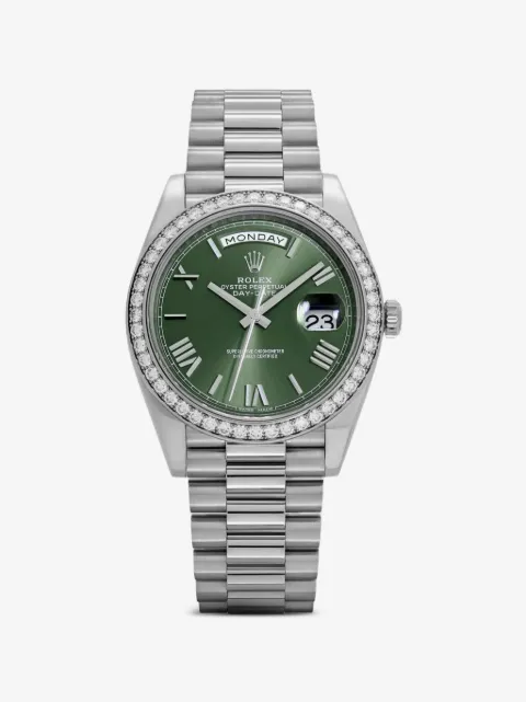 Rolex 2021 DayDate Armbanduhr mit Datumsfenster 40mm