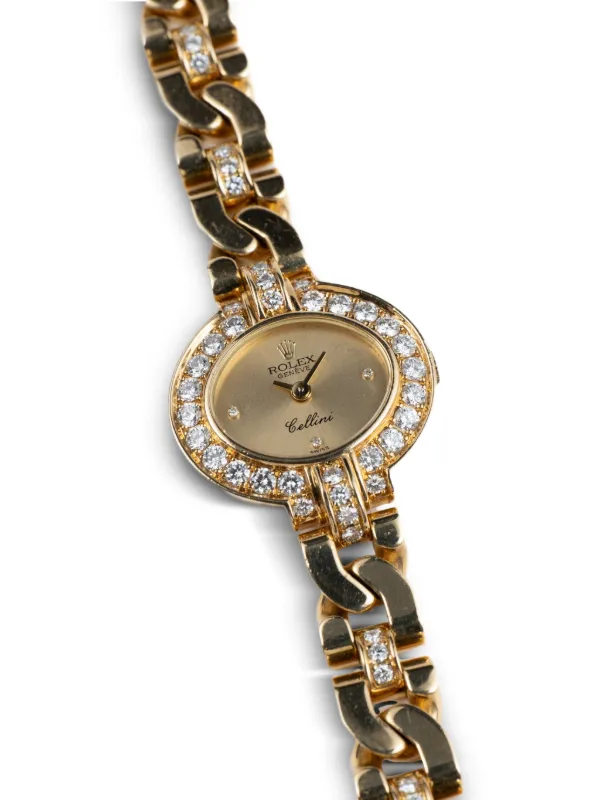 Rolex Cellini Bezel 22mm Watch | Gold | FARFETCH ZA