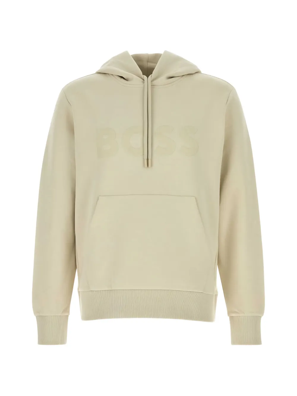 BOSS embossed hooded sweatshirt - Toni neutri
