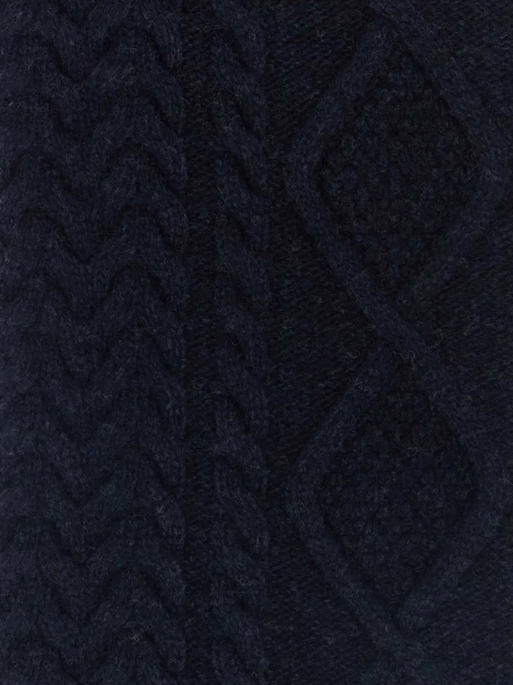 Miu Sjaal met logo-label Blauw
