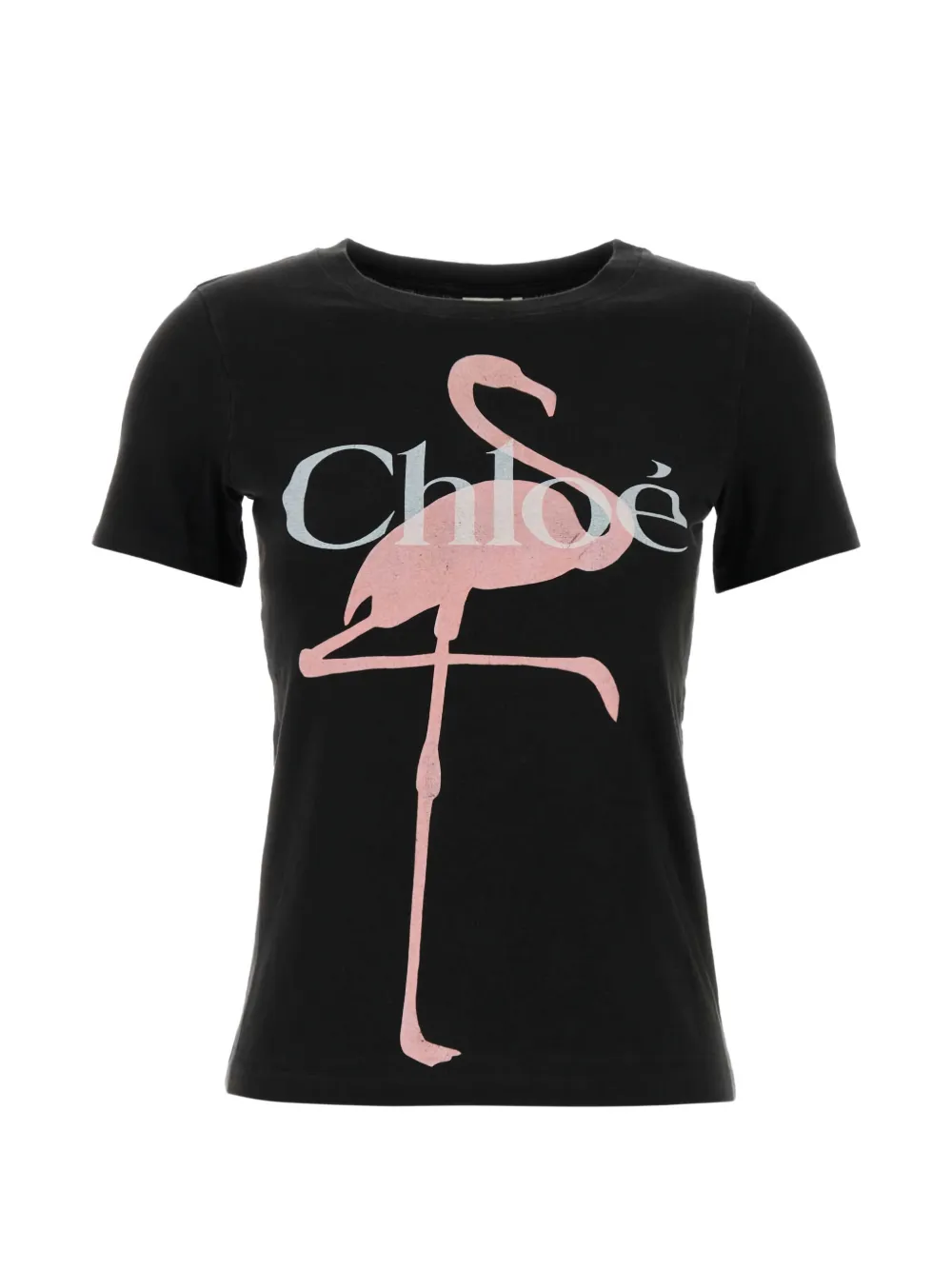 Chloé T-shirt Mit Logo In Black