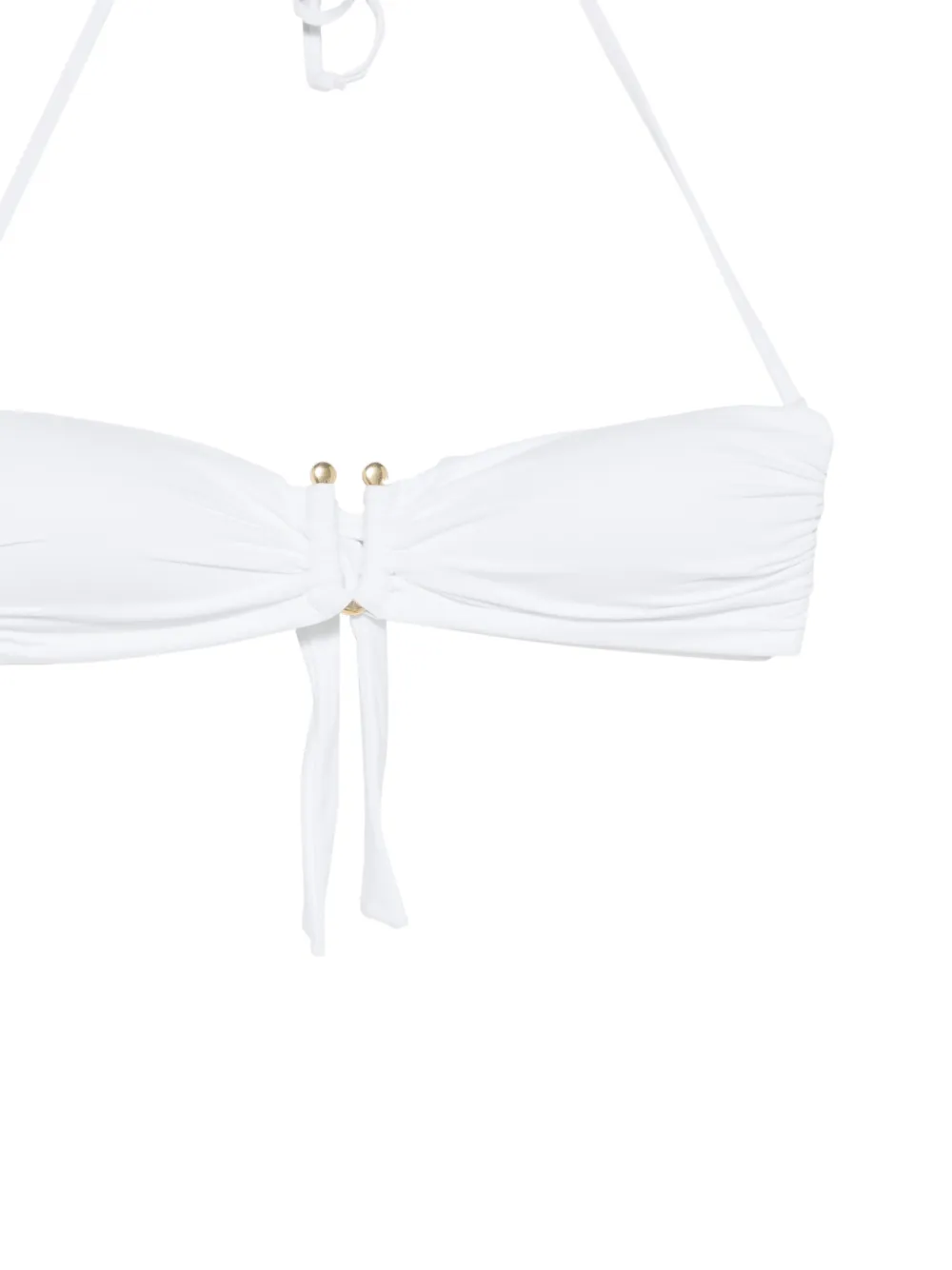  Fisico Ring Tie Swimsuit - White 