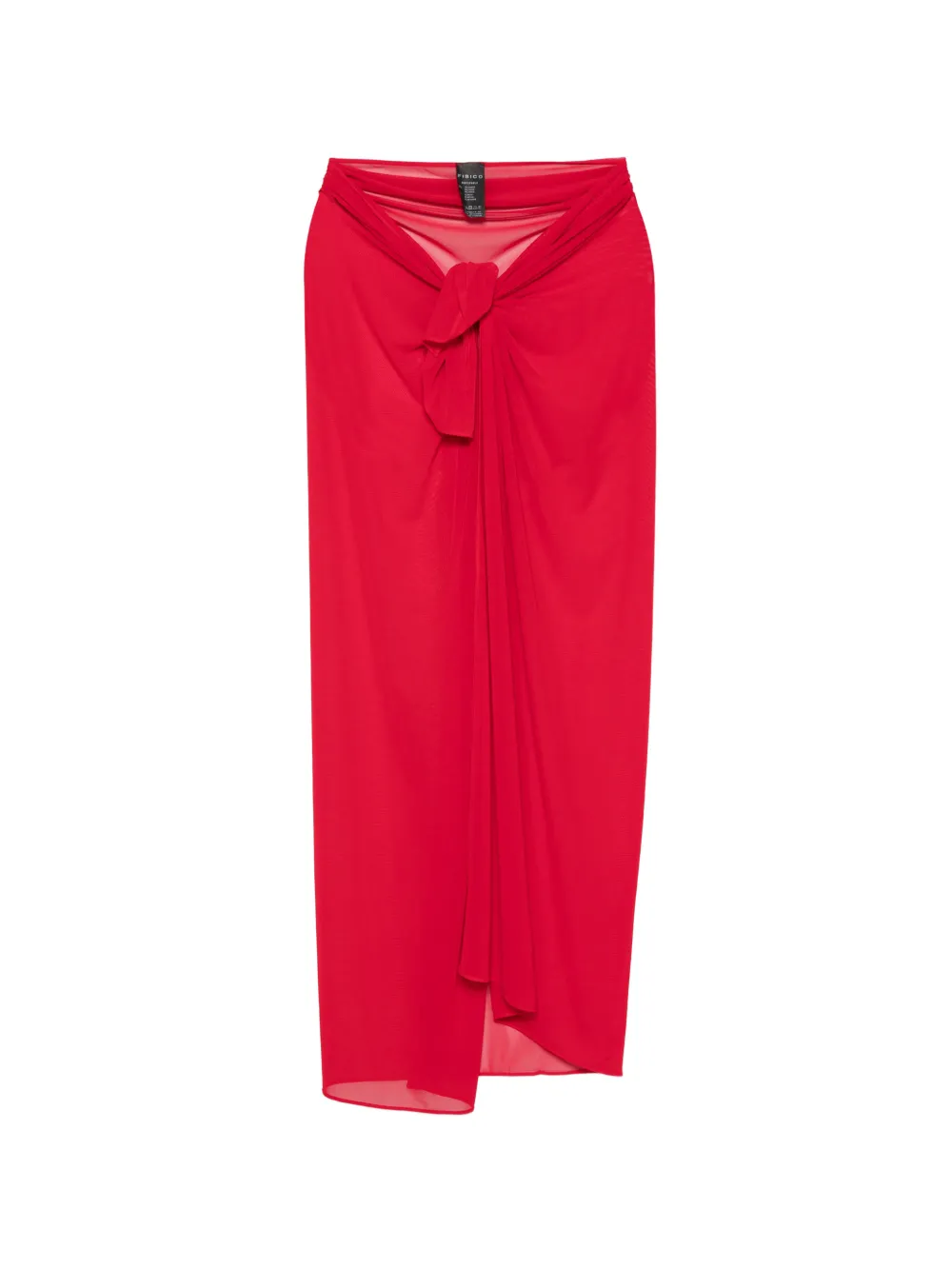 Fisico knotted sarong - Rosso