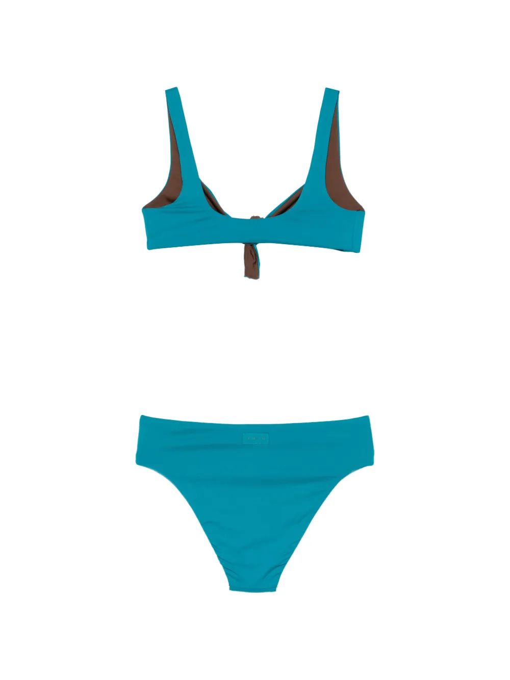  Fisico Knot-detail Bikini - Blue 